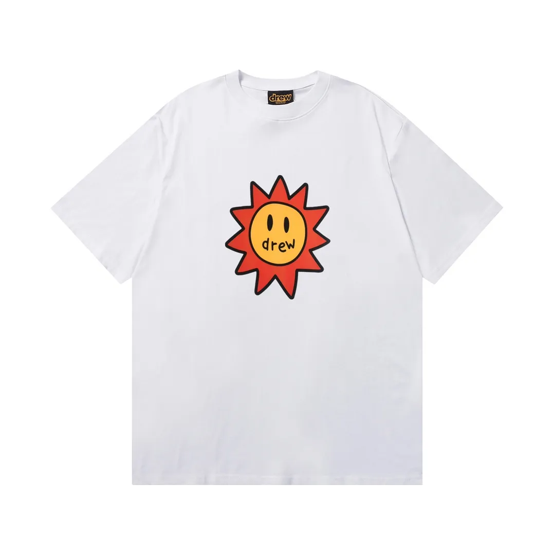 D 058 9 2023SS Same Style drew T g , ！ Quality！！ ， Quality！！ ， ！！ ， ， ， ， ， 。 Sizes：S M L XL ：Black White Royal Blue Red Brown White Orange